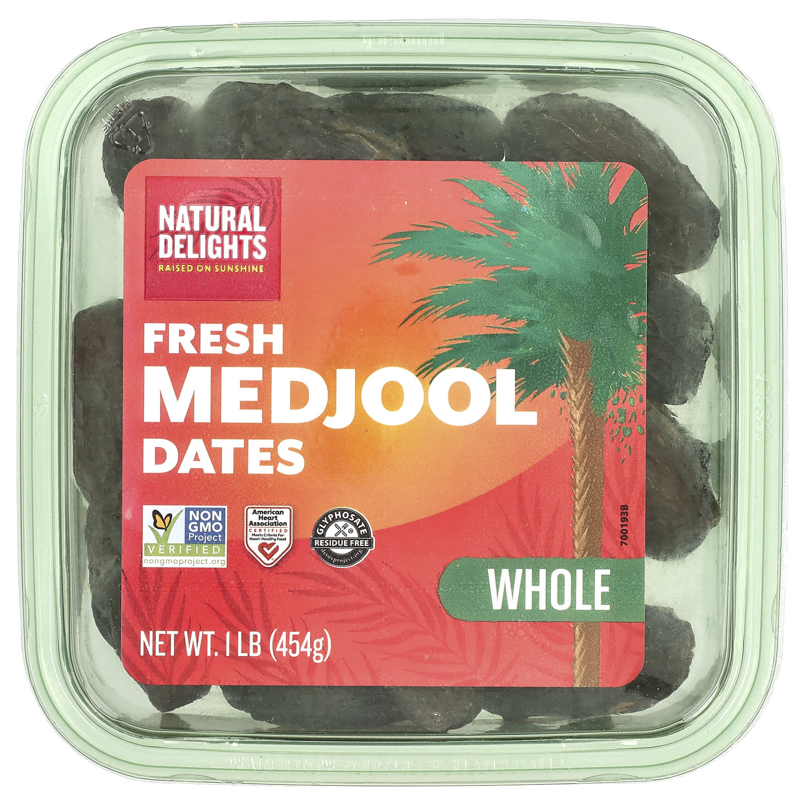 Natural Delights Свежие финики Medjool цельные 454 г 1 фунт 1990₽