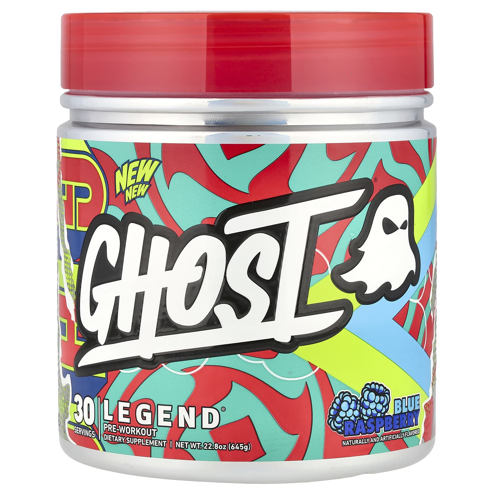 Ghost Legend предтренировочный комплекс голубая малина 645 г 228 унции 8390₽