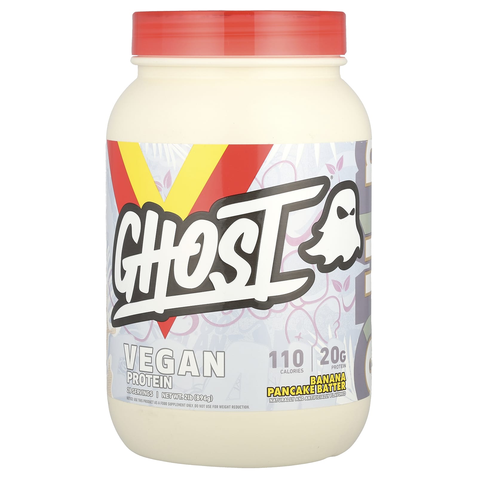 Ghost Vegan Protein тесто для банановых блинов 896 г 2 фунта 9490₽