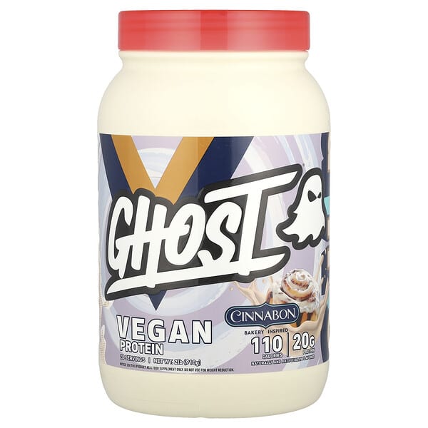Ghost, Vegan Protein, Cinnabon®, 910 г (2 фунта)