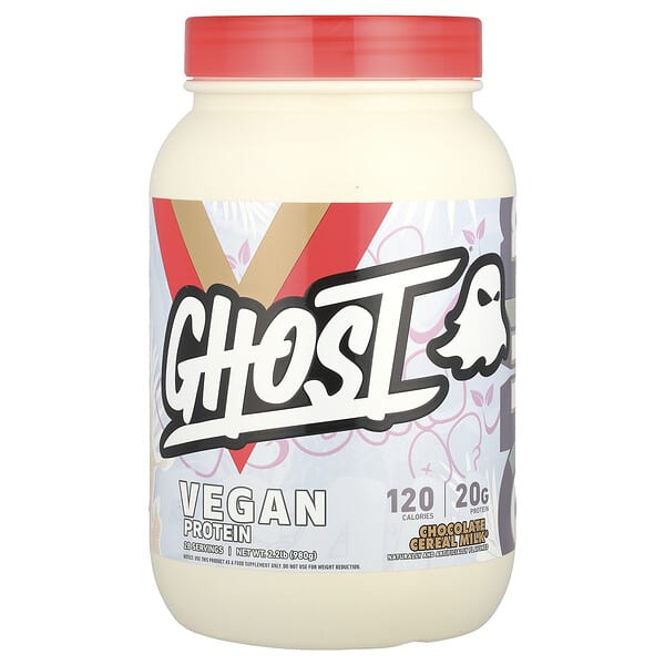 Ghost, Vegan Protein, Chocolate Cereal Milk®, 980 г (2,2 фунта)