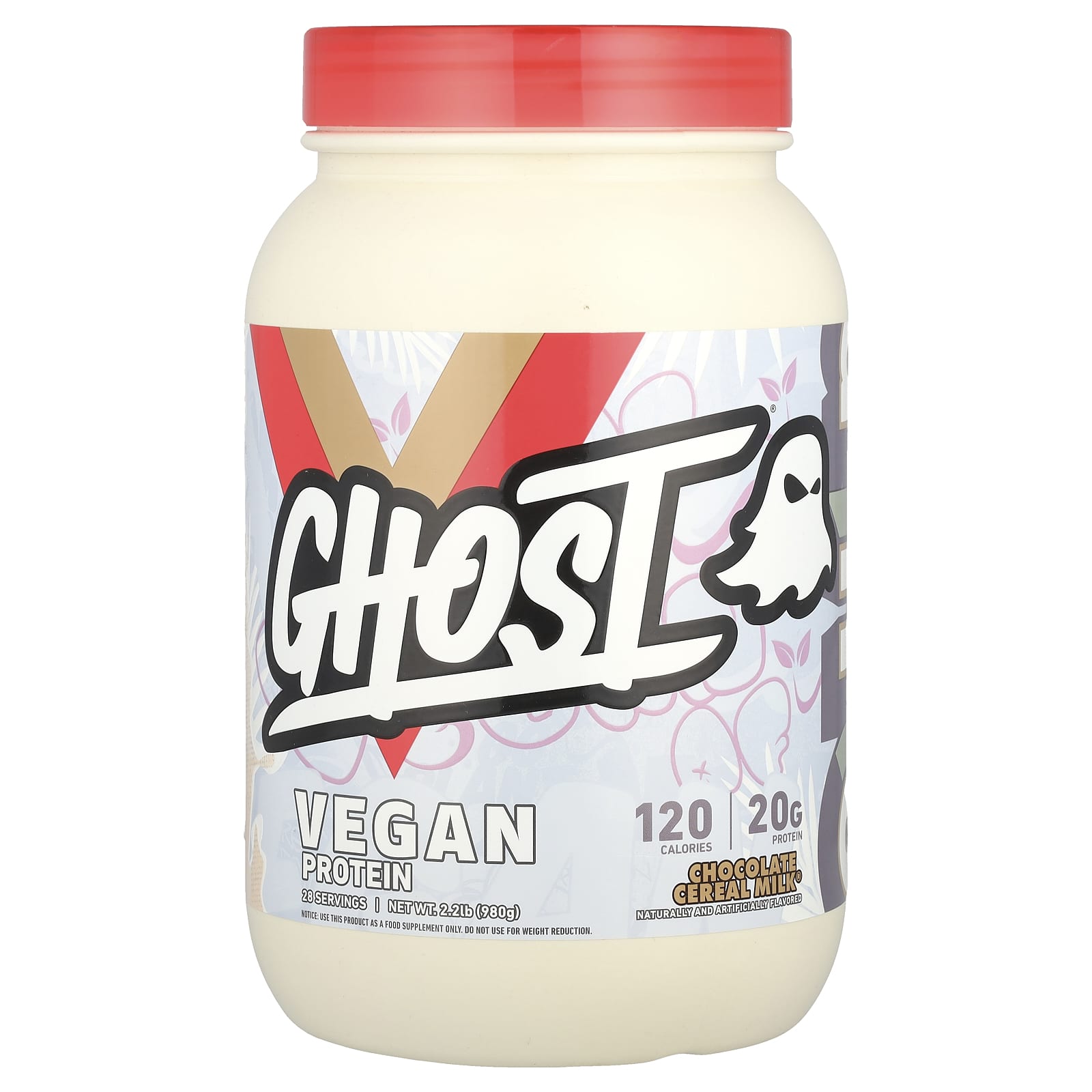 Ghost Vegan Protein Chocolate Cereal Milk 980 г 22 фунта 9490₽