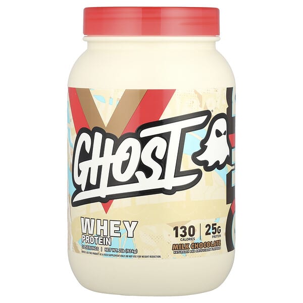 Ghost, Сывороточный протеин, молочный шоколад, 924 г (2 фунта)