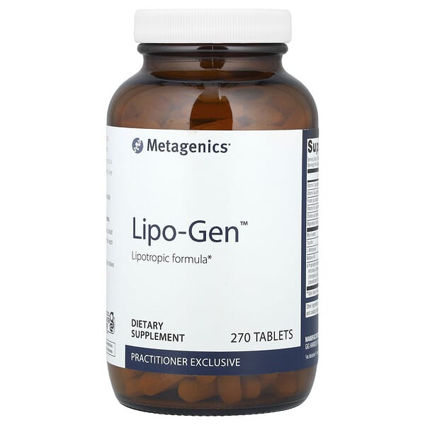 Metagenics, Lipo-Gen ™, липотропная формула, 270 таблеток
