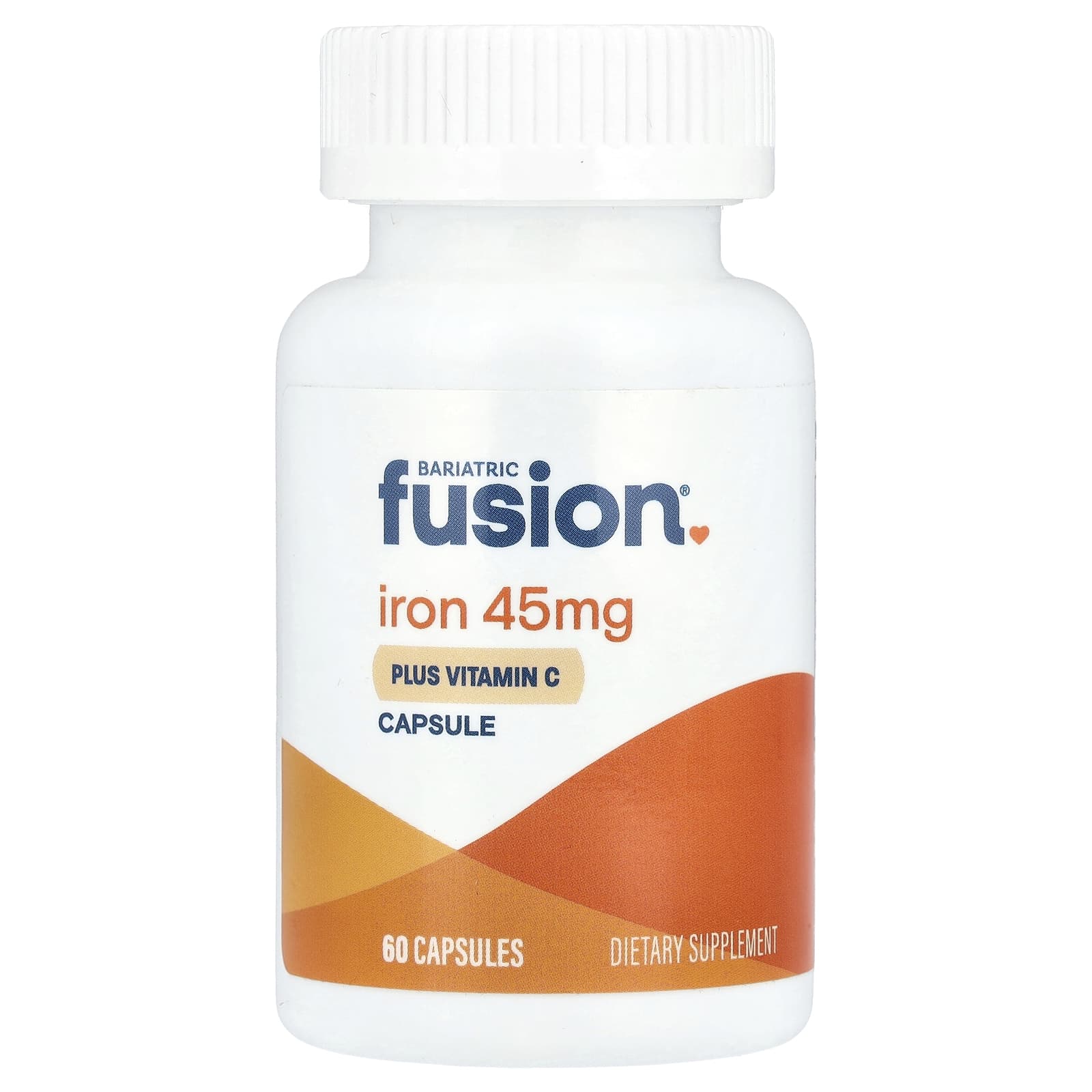 Bariatric Fusion Железо с витамином C 45 мг 60 капсул 2890₽