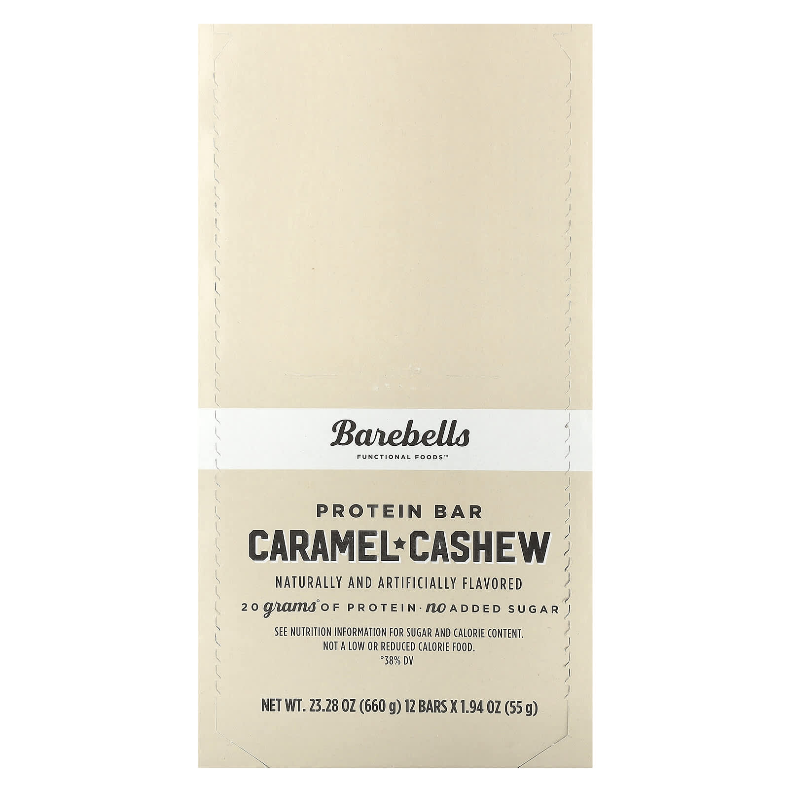Barebells, Протеиновый батончик, с карамелью и кешью, 12 батончиков, по 55 г (1,94 унции)