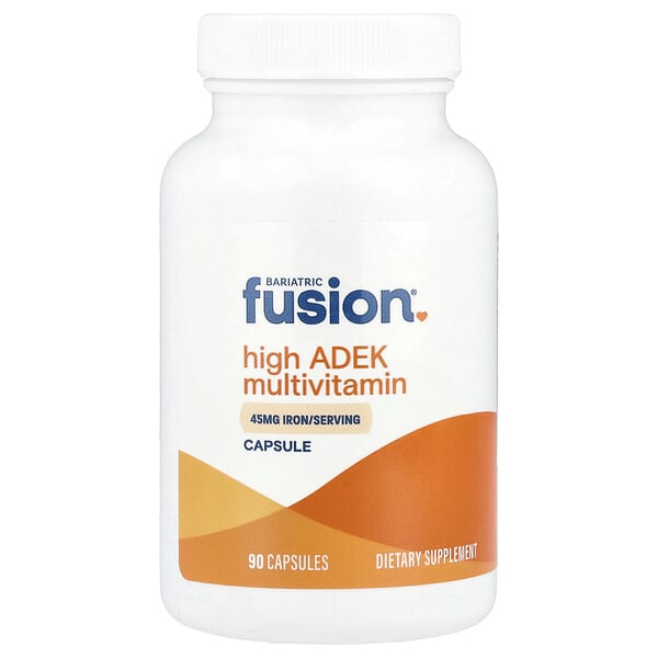 Bariatric Fusion, Мультивитамины с высоким содержанием ADEK, 90 капсул
