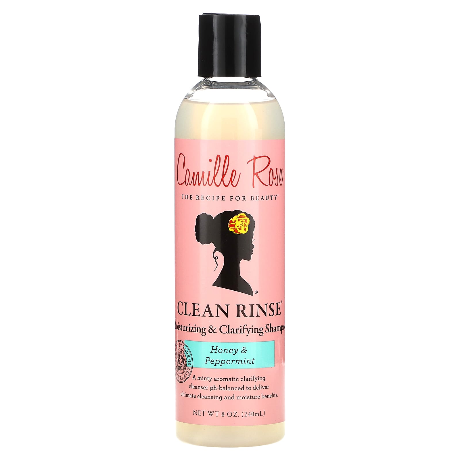 Camille Rose Clean Rinse увлажняющий и очищающий шампунь мед и перечная мята 240 мл 8 унций 2390₽
