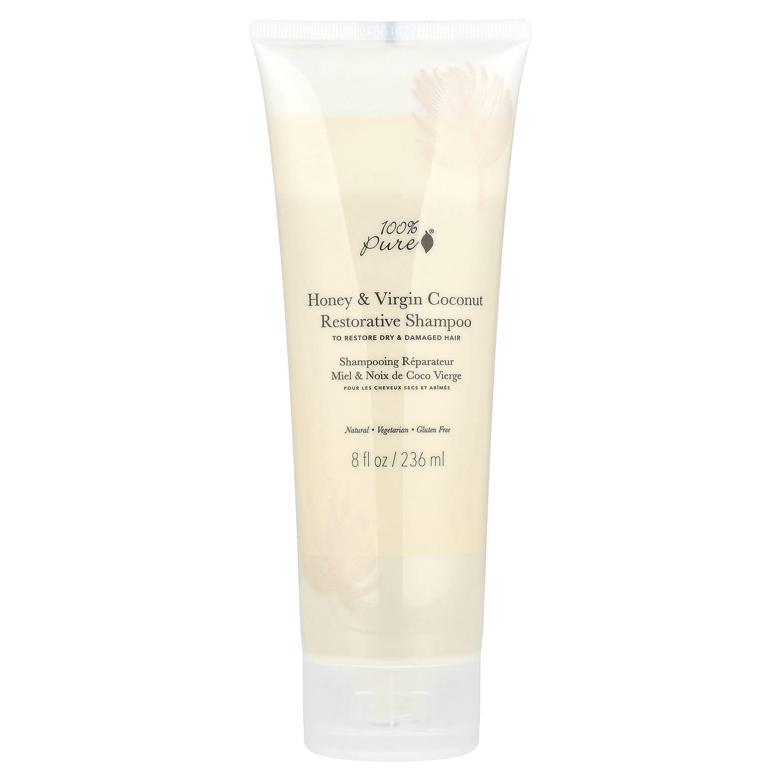 100PercentPure, Восстанавливающий шампунь с медом и кокосом, 236 мл (8 жидк. Унций)
