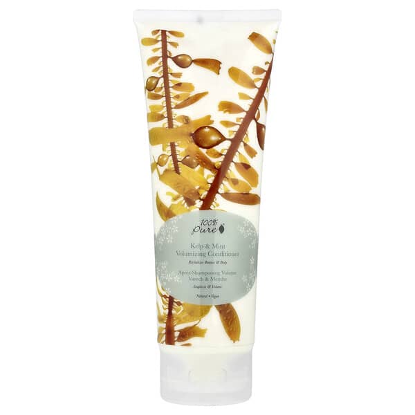 100PercentPure, Кондиционер для увеличения объема Kelp & Mint, 236 мл (8 жидк. Унций)