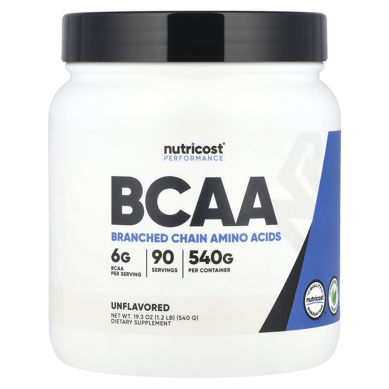 Nutricost Performance BCAA без добавок 540 г 12 фунта 4590₽