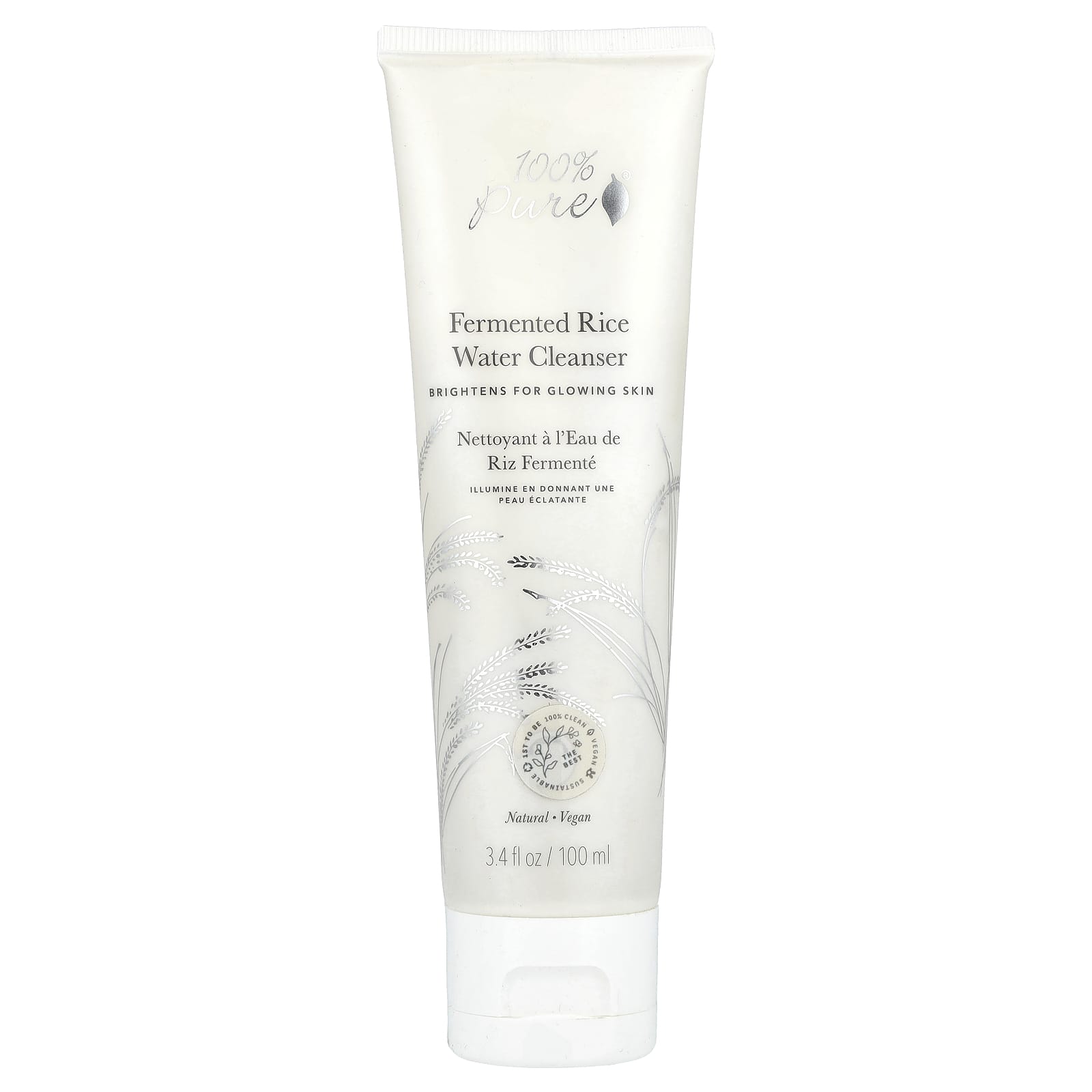 100PercentPure Очищающее средство с водой из ферментированного риса 100 мл 34 жидк Унции 3890₽