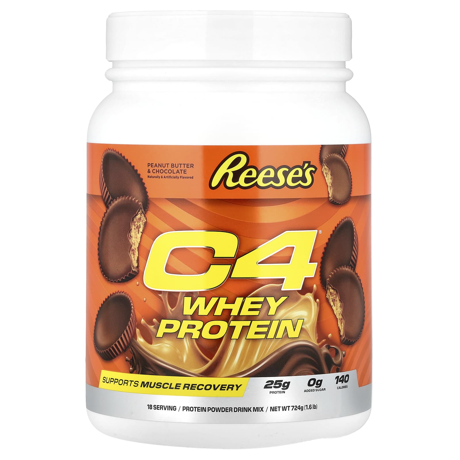 C4 Cellucor C4 Whey Protein арахисовое масло и шоколад Reeses 724 г 16 фунта 6290₽