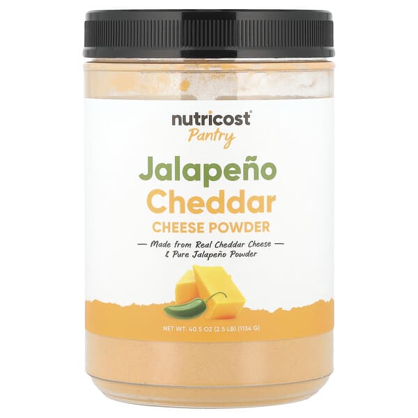 Nutricost, Pantry, порошок из сыра халапеньо и чеддер, 1134 г (40,5 унции)