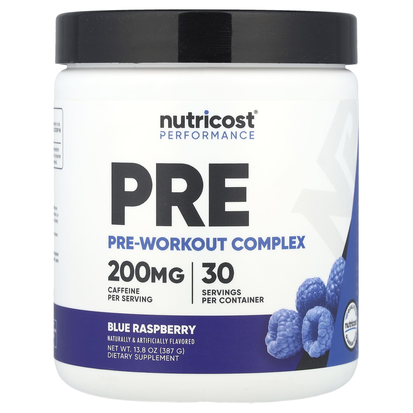 Nutricost Performance предтренировочный комплекс голубая малина 387 г 138 унции 4790₽