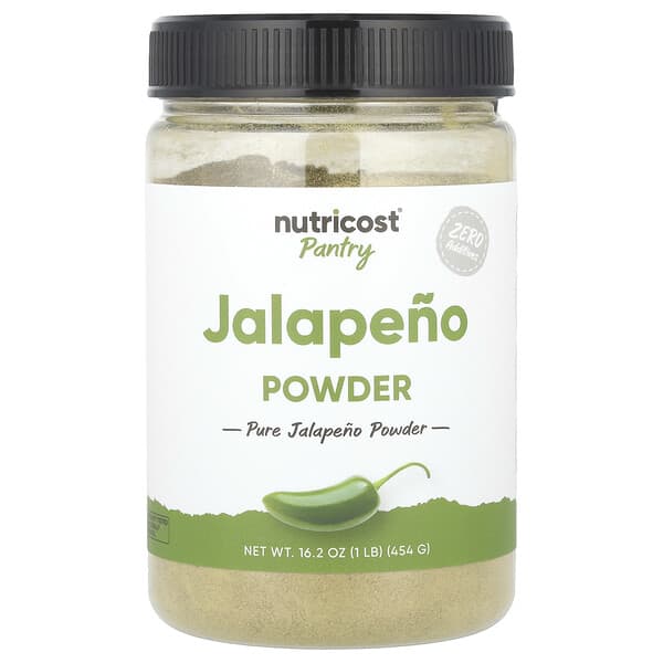 Nutricost, Pantry, порошок халапеньо, 454 г (16,2 унции)