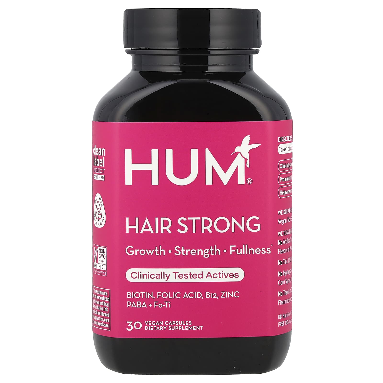 HUM Nutrition Hair Strong 30 веганских капсул 4890₽