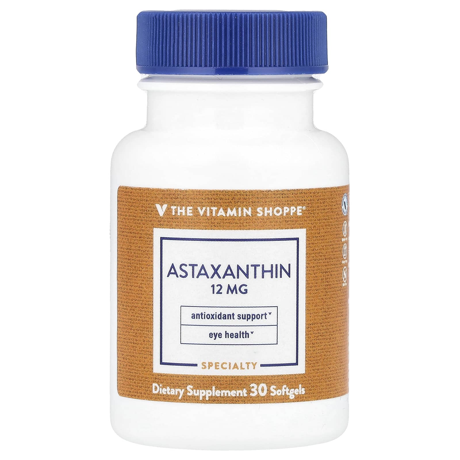 The Vitamin Shoppe Astaxanthin 12 mg 30 Softgels 4390₽