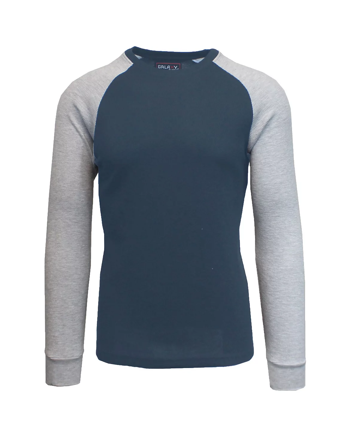 Galaxy By Harvic Mens Long Sleeve Thermal Shirt with Contrast Raglan Trim on Sleeves 2990₽