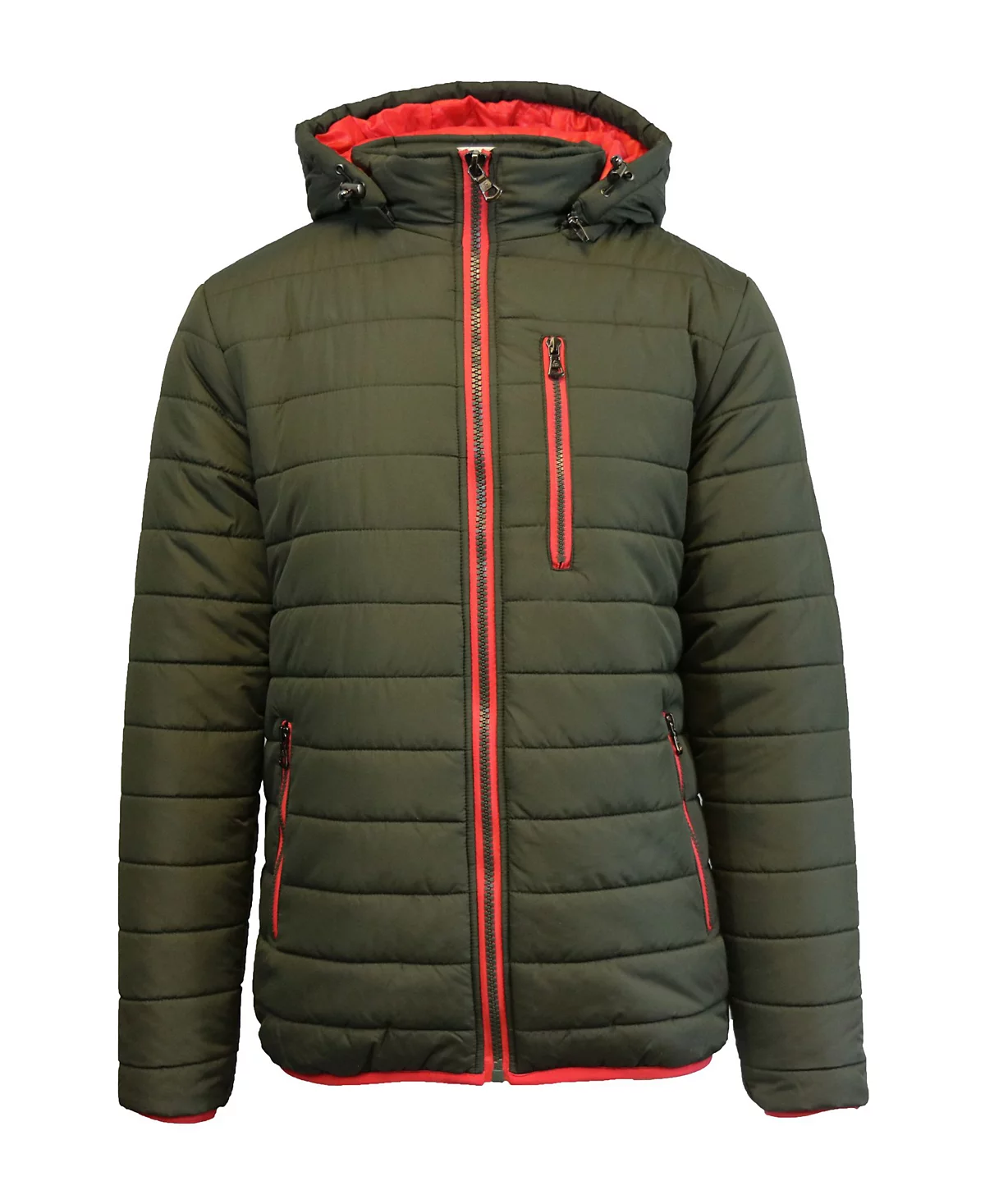 Spire By Galaxy Mens Puffer Bubble Jacket with Contrast Trim 12390₽