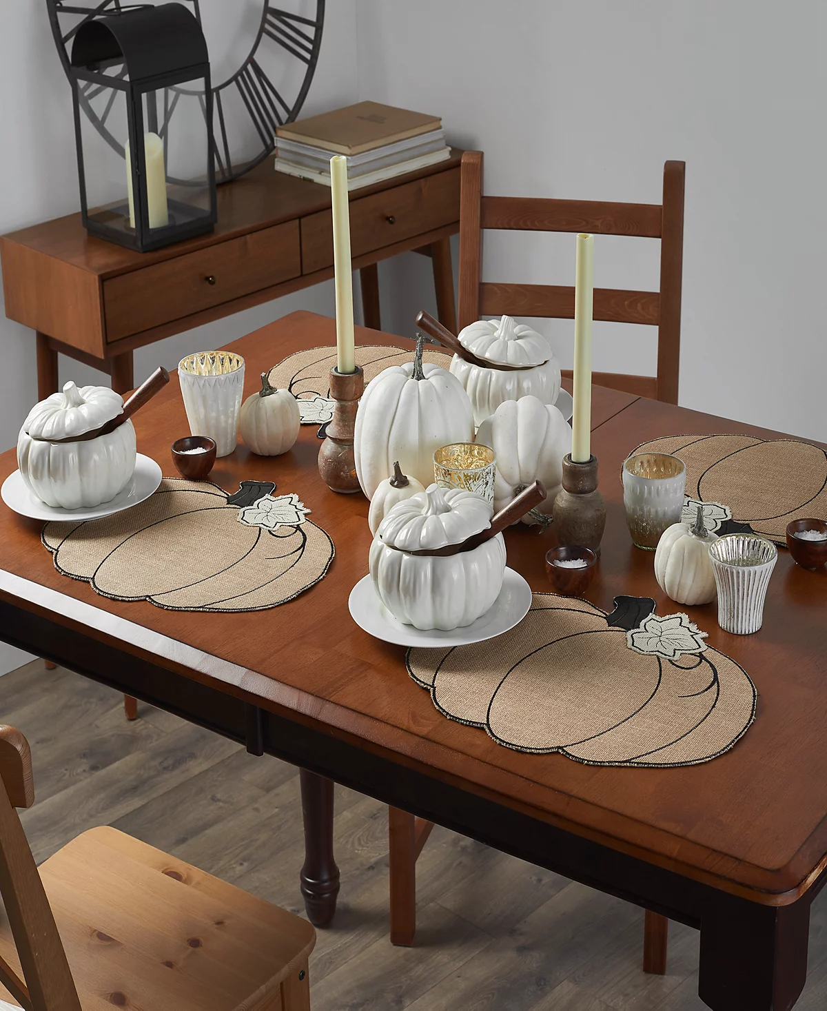 Elrene Burlap Pumpkin Placemat Set of 4 8190₽