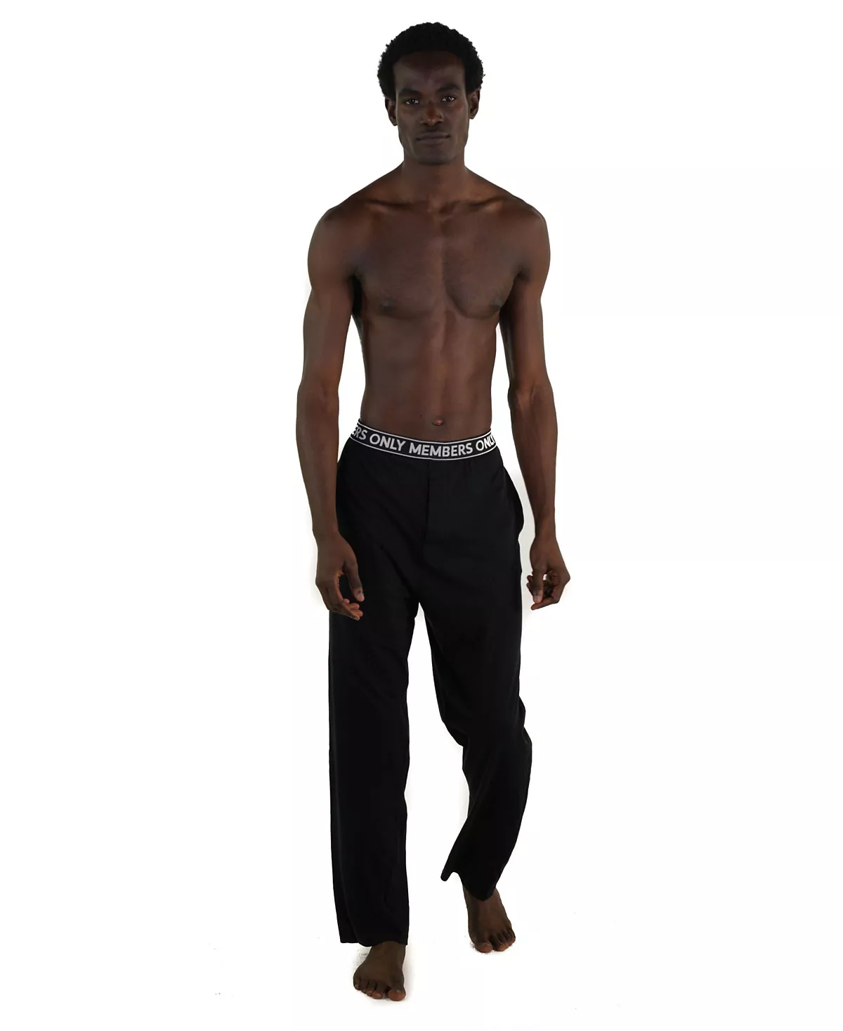 Брюки из трикотажа джерси на резинке с логотипом