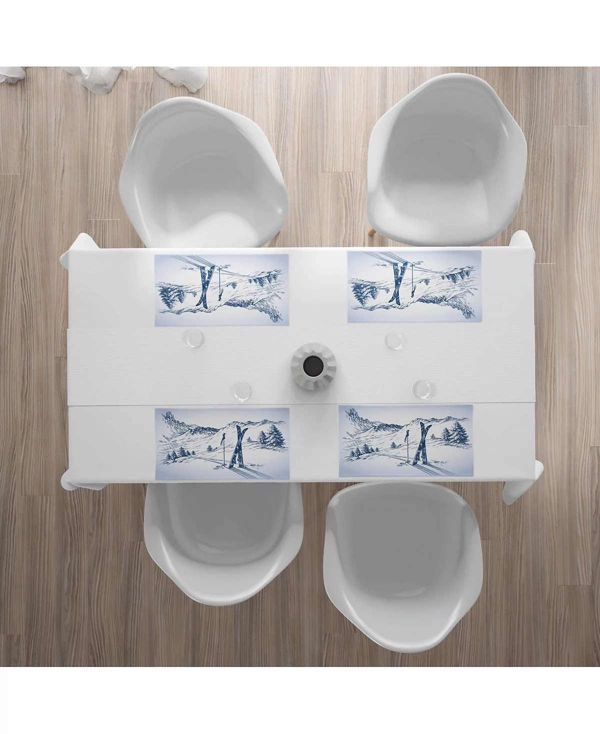 Ambesonne Winter Place Mats Set of 4 9690₽