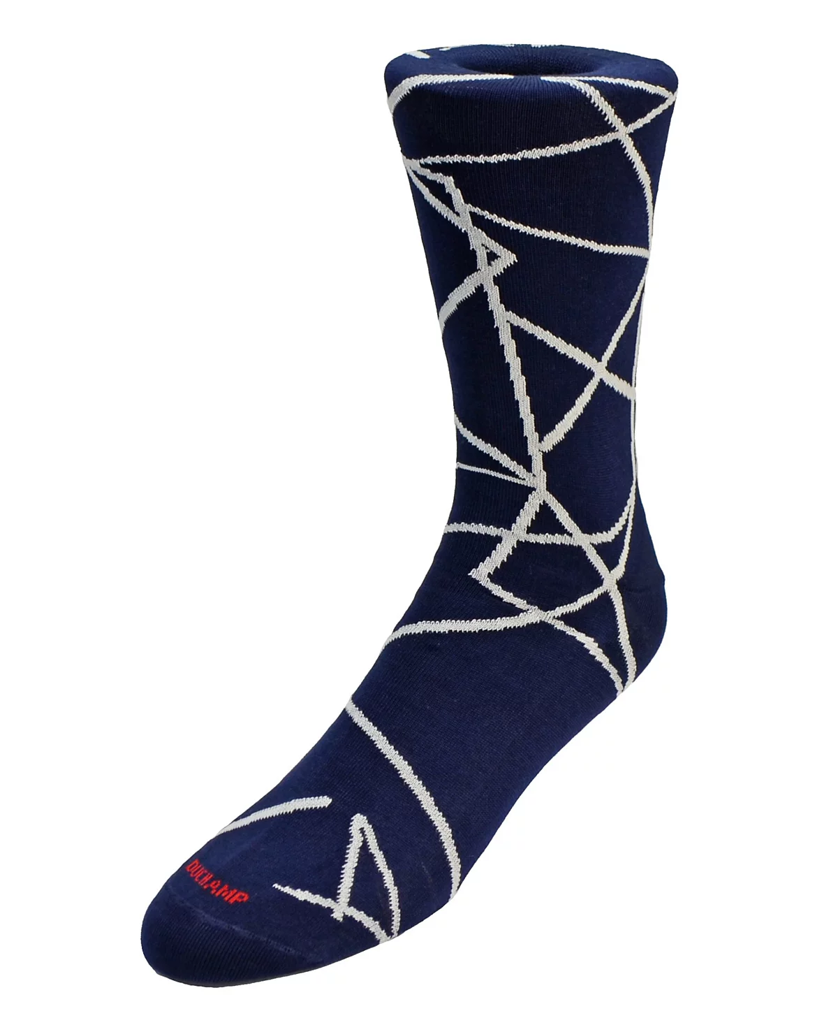 Duchamp London Men's Line Design Dress Sock
