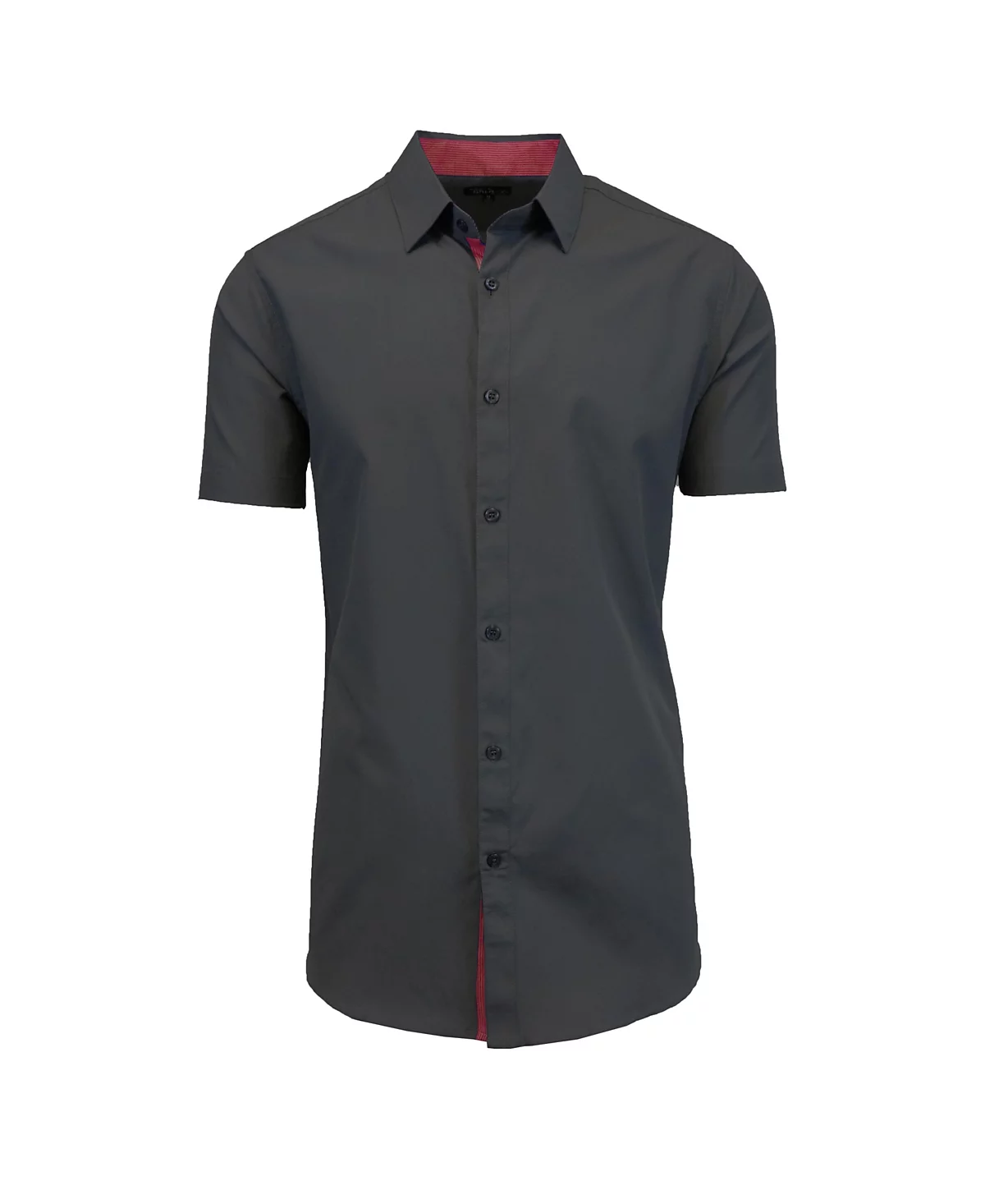 Galaxy By Harvic Mens Slim-Fit Short Sleeve Solid Dress Shirts 4790₽