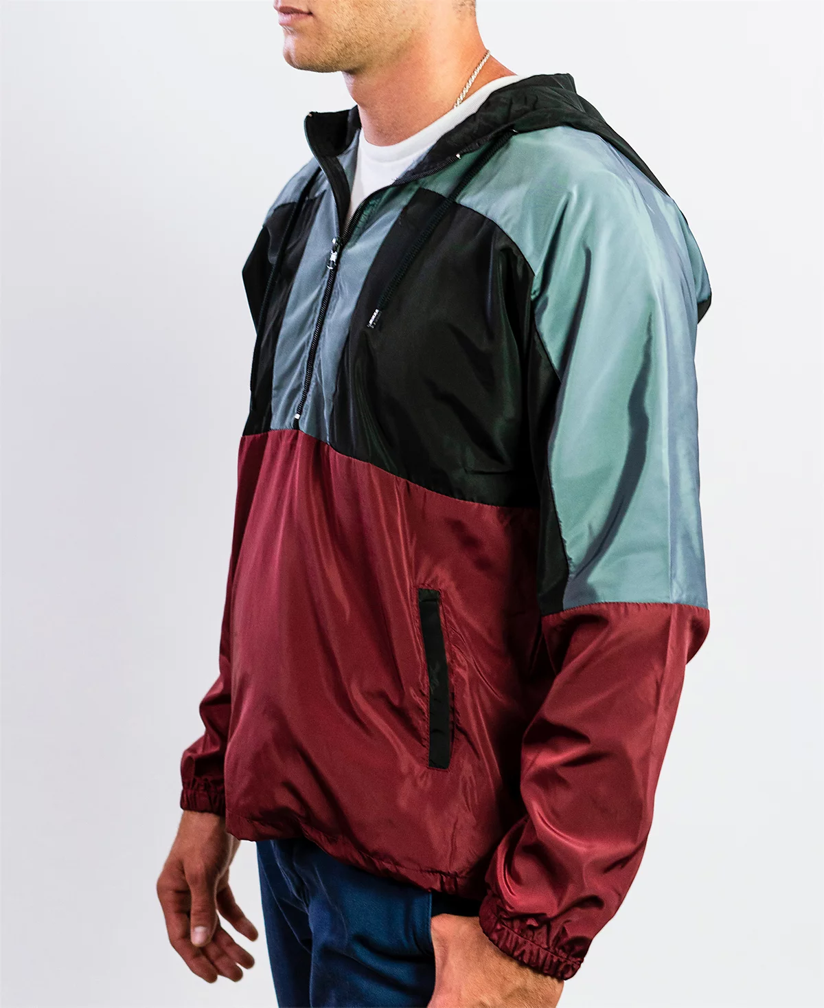 Beautiful Giant Men's Hooded Lightweight Windbreaker