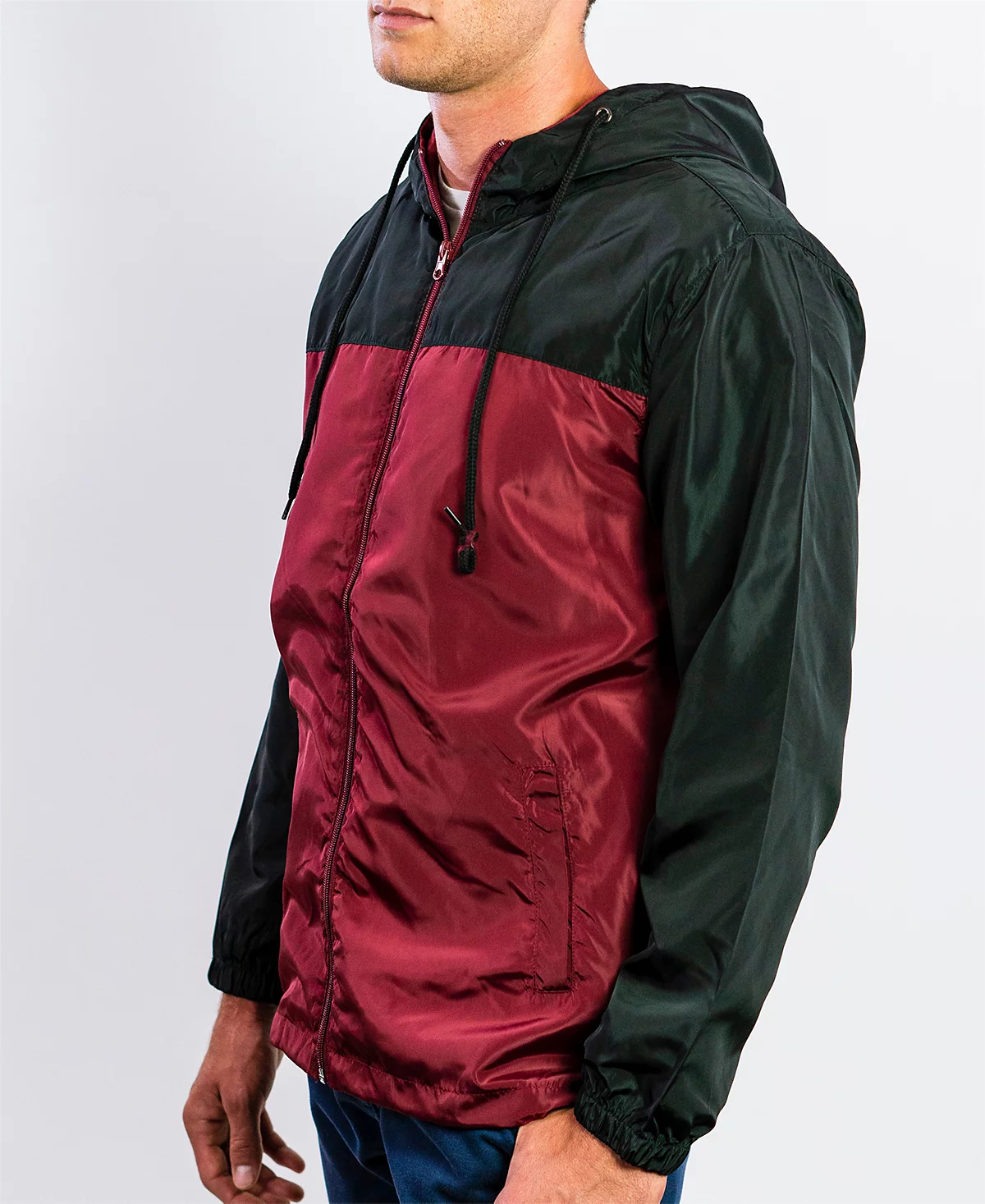 Beautiful Giant Men's Hooded Lightweight Windbreaker
