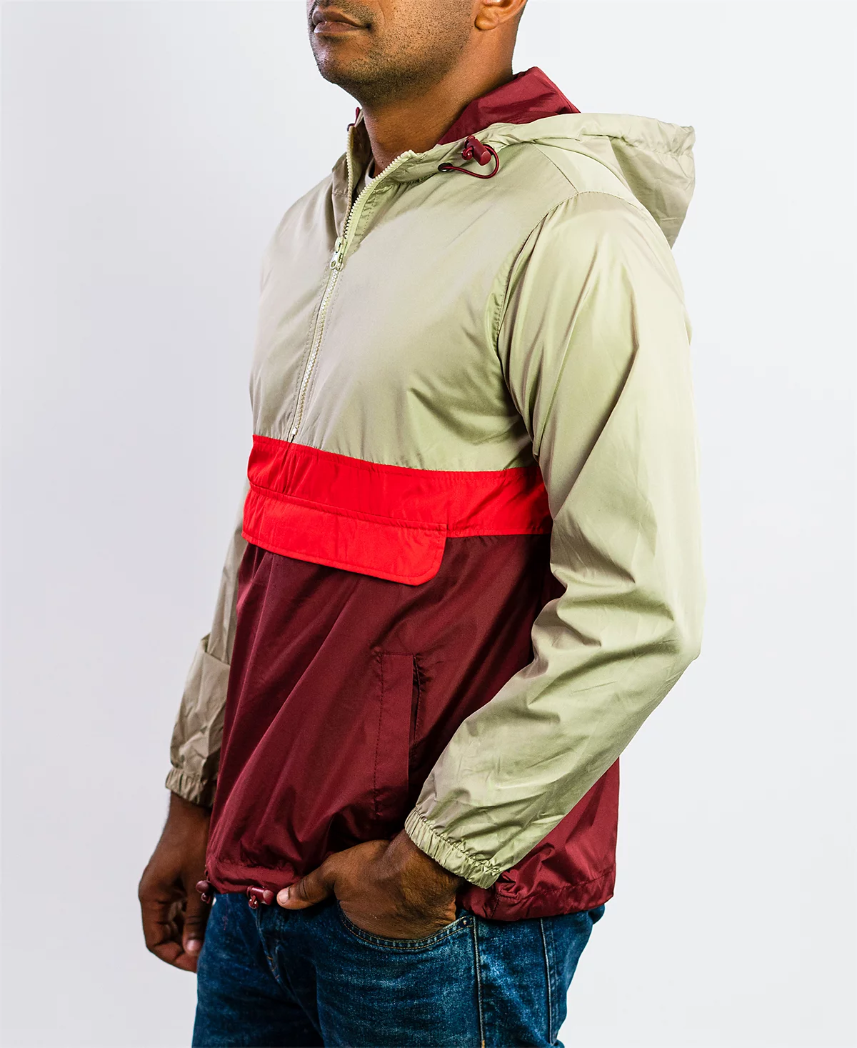 Beautiful Giant Men's Hooded Lightweight Windbreaker