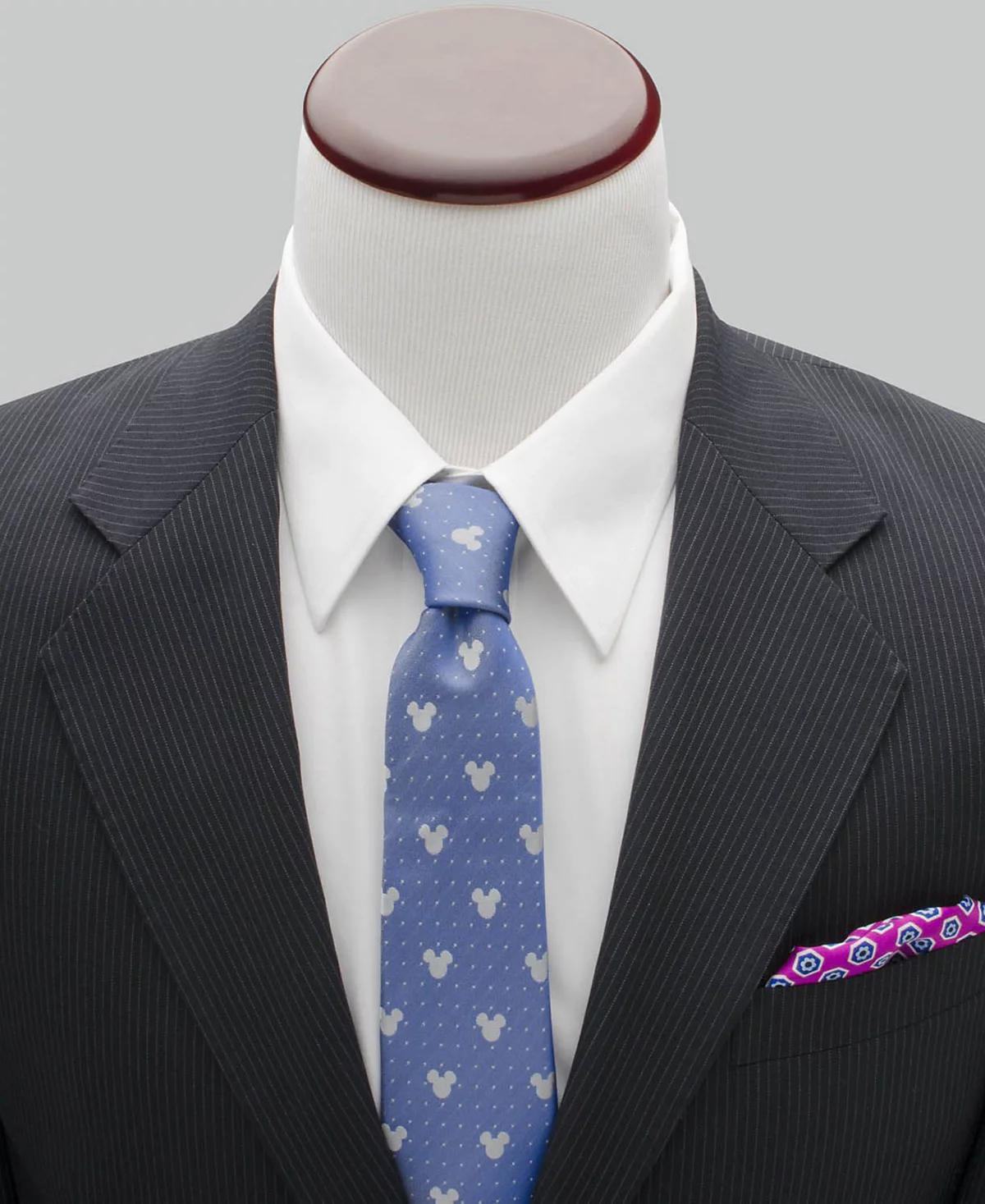 Disney Mickey Mouse Pin Dot Mens Tie 12190₽