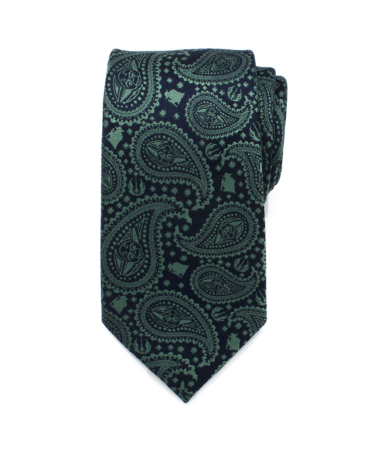 Star Wars Yoda Paisley Mens Tie 12190₽