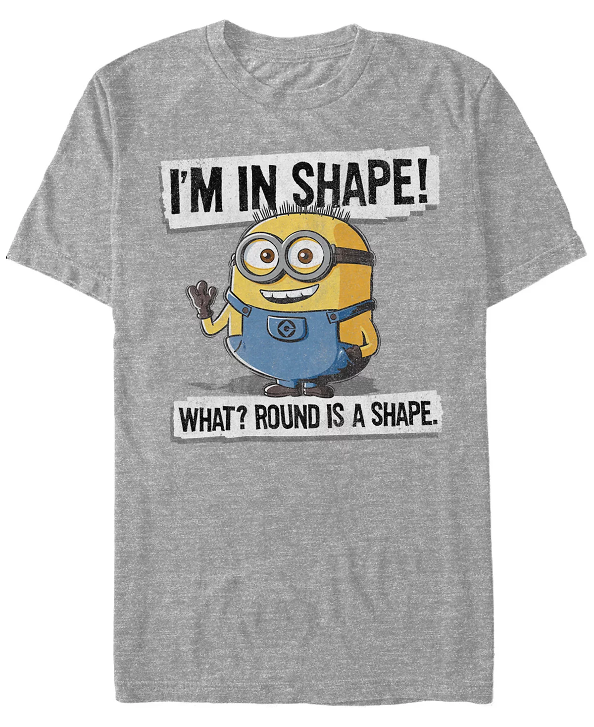 Fifth Sun Minions Mens Round Is A Shape Bob Short Sleeve T-Shirt 4790₽