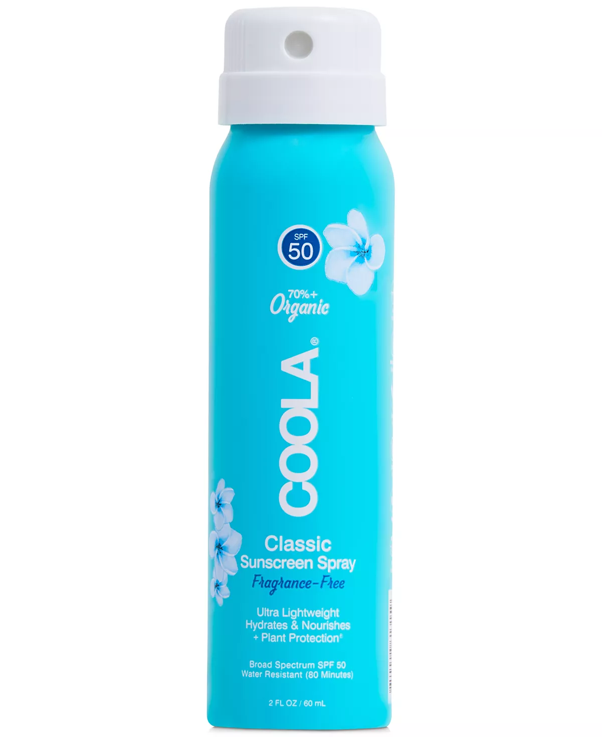 Солнцезащитный спрей для тела Coola Classic SPF 50, 2 унции.