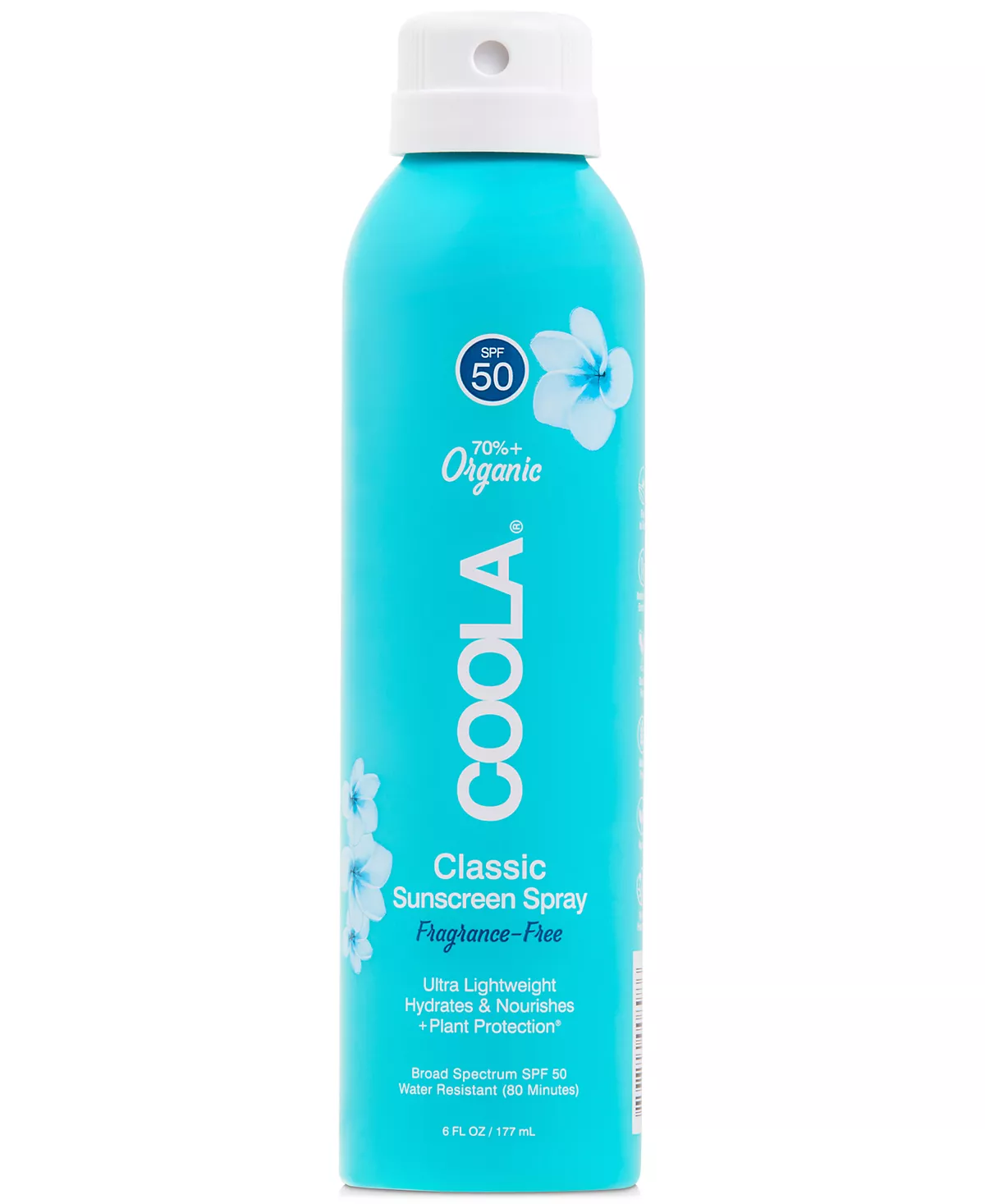 Солнцезащитный спрей для тела Coola Classic SPF 50, 6 унций.
