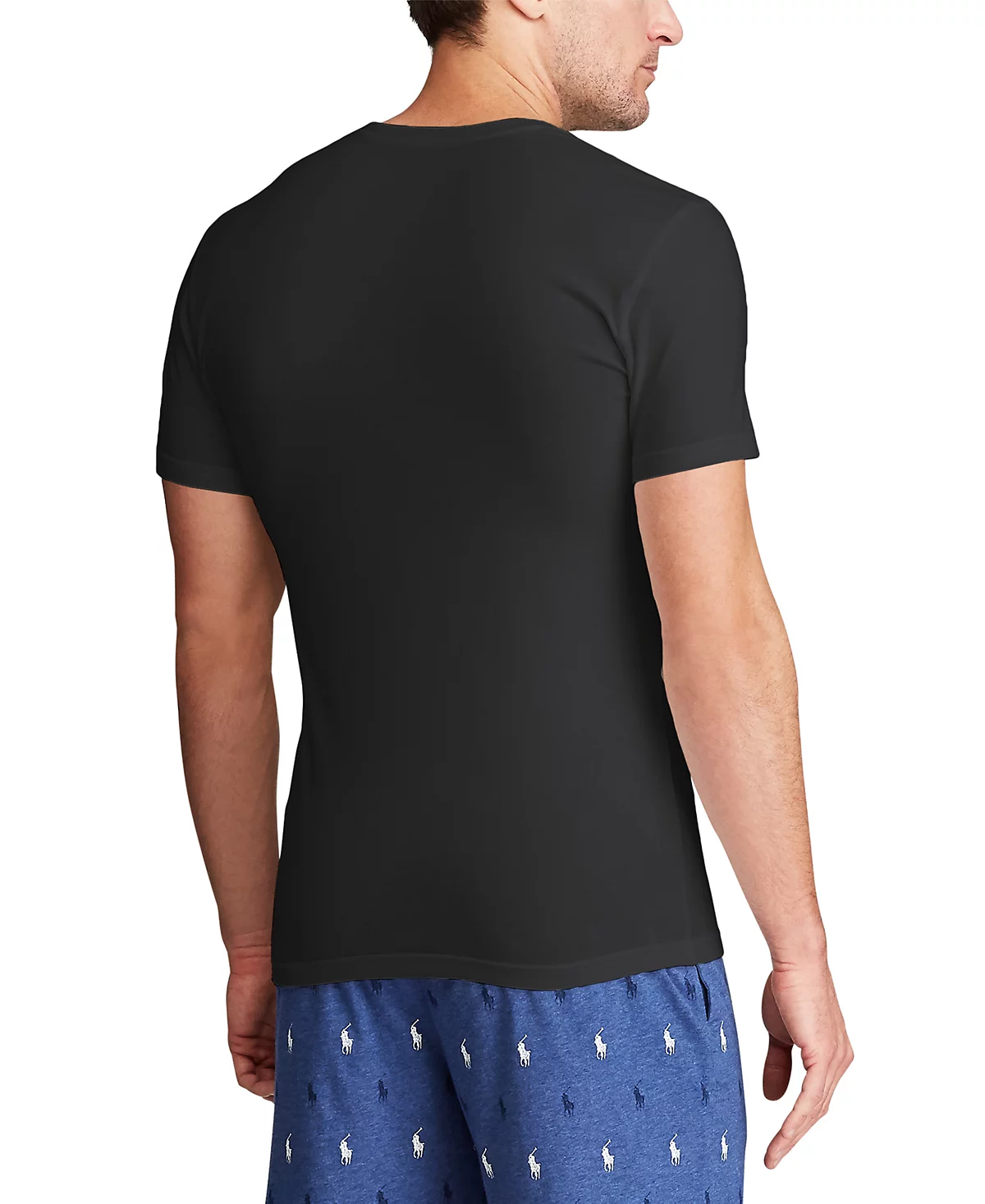 Мужские майки Polo Ralph Lauren из 3-х комплектов, облегающие, стрейчевые, с V-образным вырезом