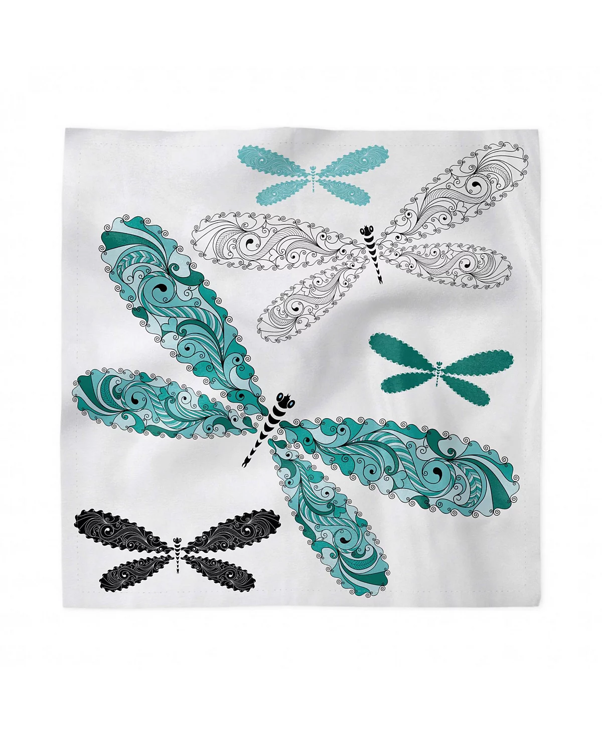 Ambesonne Dragonfly Set of 4 Napkins 18 x 18 7990₽