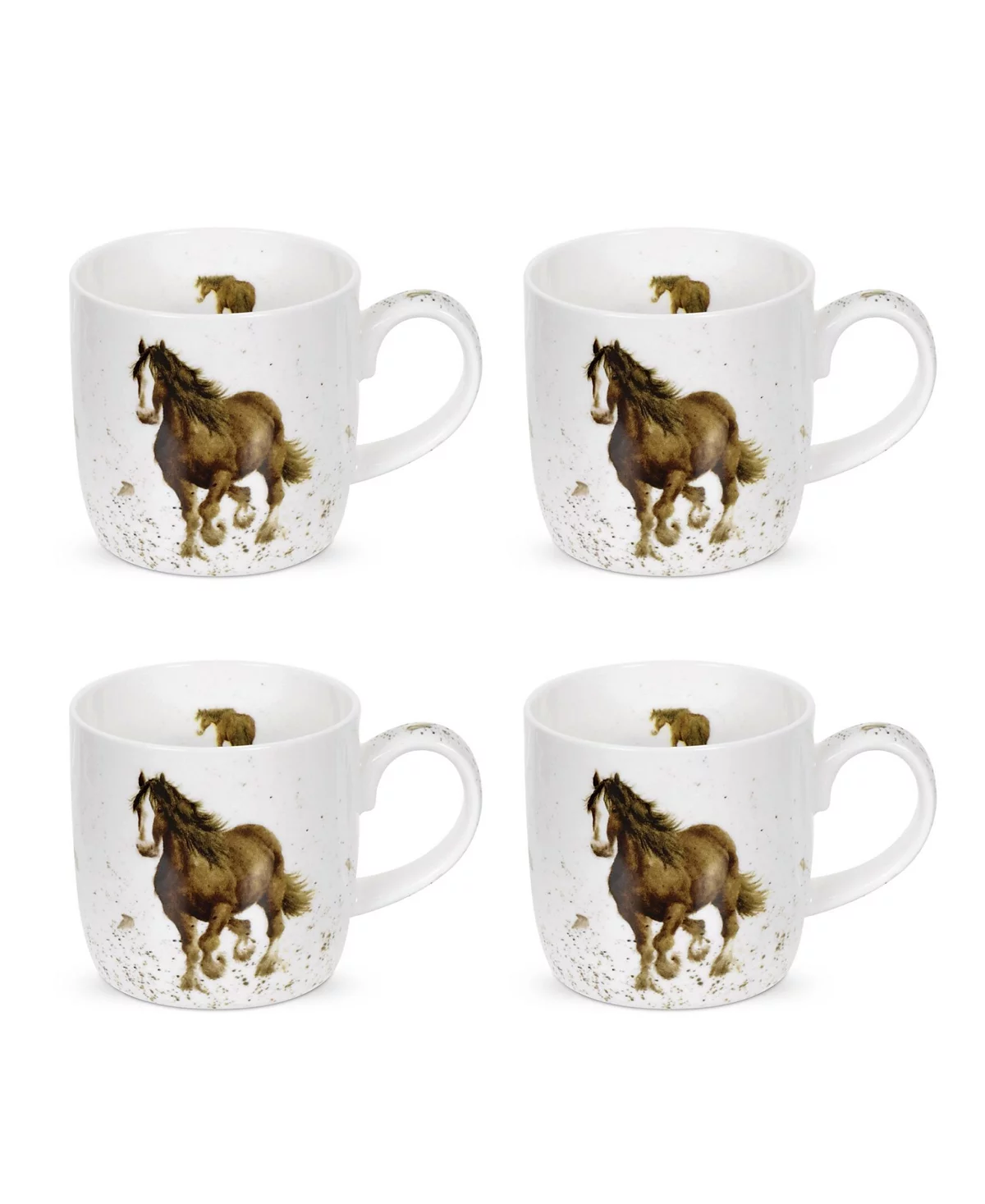 Royal Worcester Wrendale Designs Gigi Mug - Set of 4