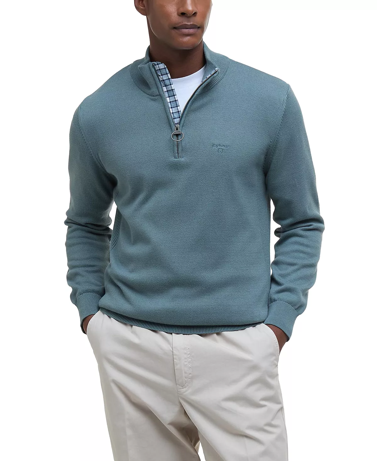 Мужской свитер на молнии до половины длины 18690₽