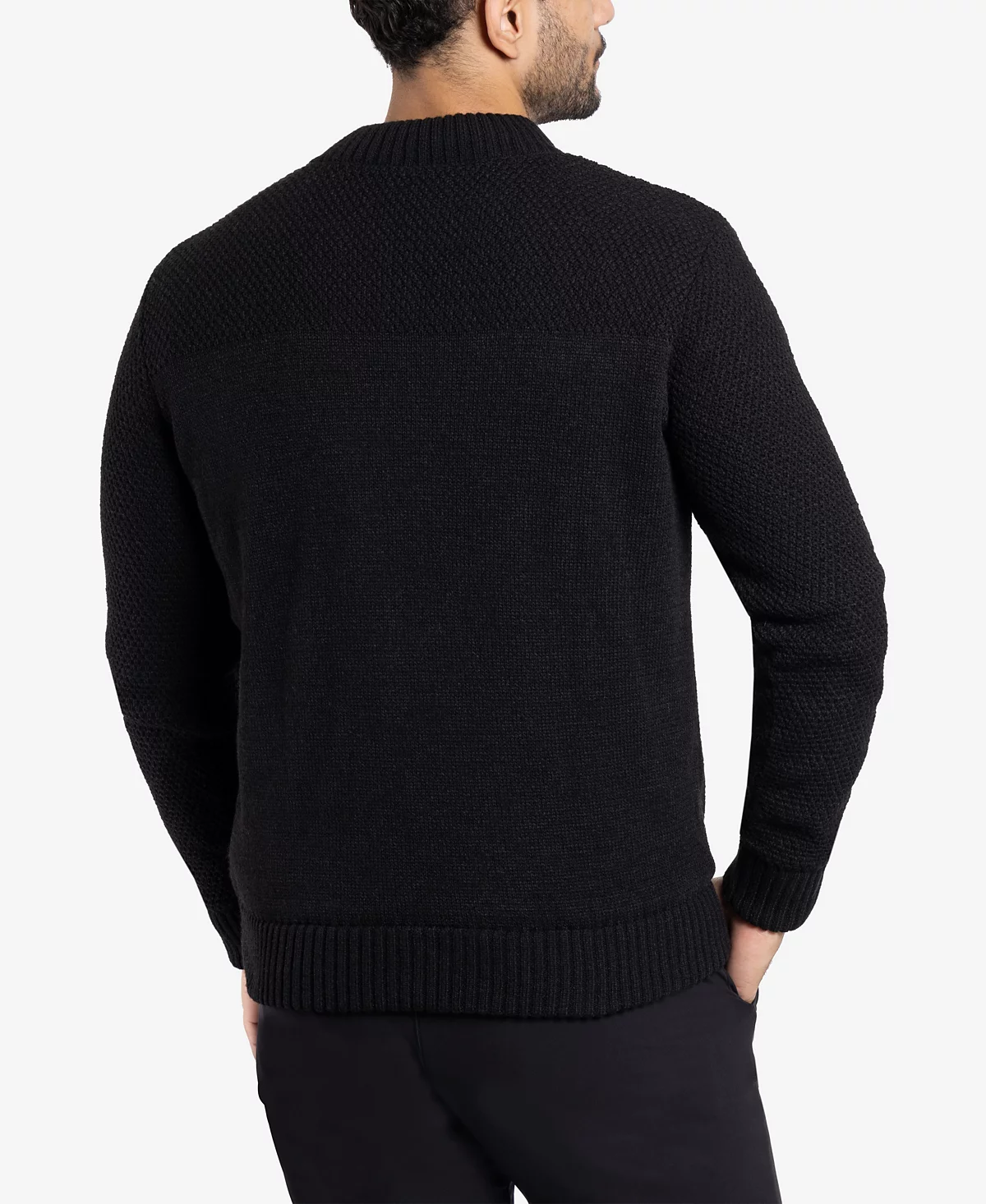 X-Ray Mens Color Blocked Full-Zip High Neck Sweater Jacket 9090₽