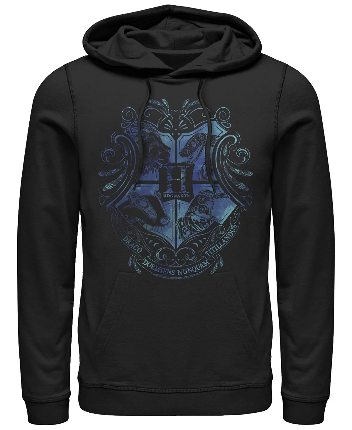 Fifth Sun Mens Deathly Hallows 2 Hogwarts Fleece Pullover Hoodie 10690₽