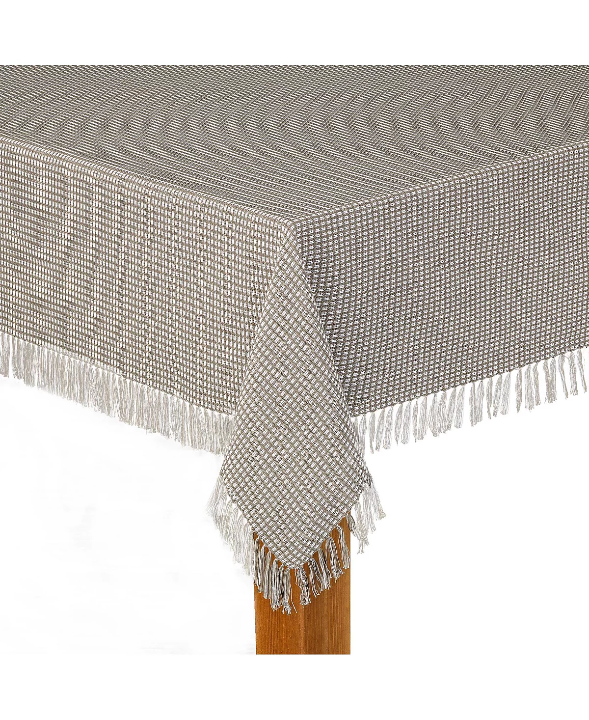 Lintex Homespun Grey 100 Cotton Tablecloth 70 Round 7590₽