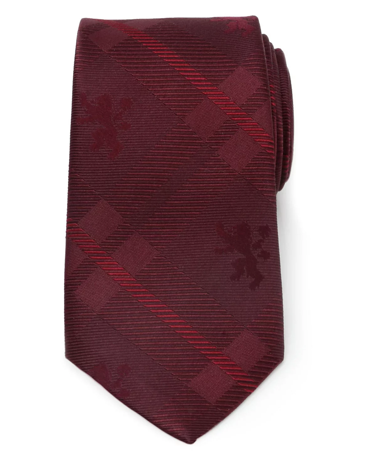 Mens Lannister Lion Plaid Tie 12190₽