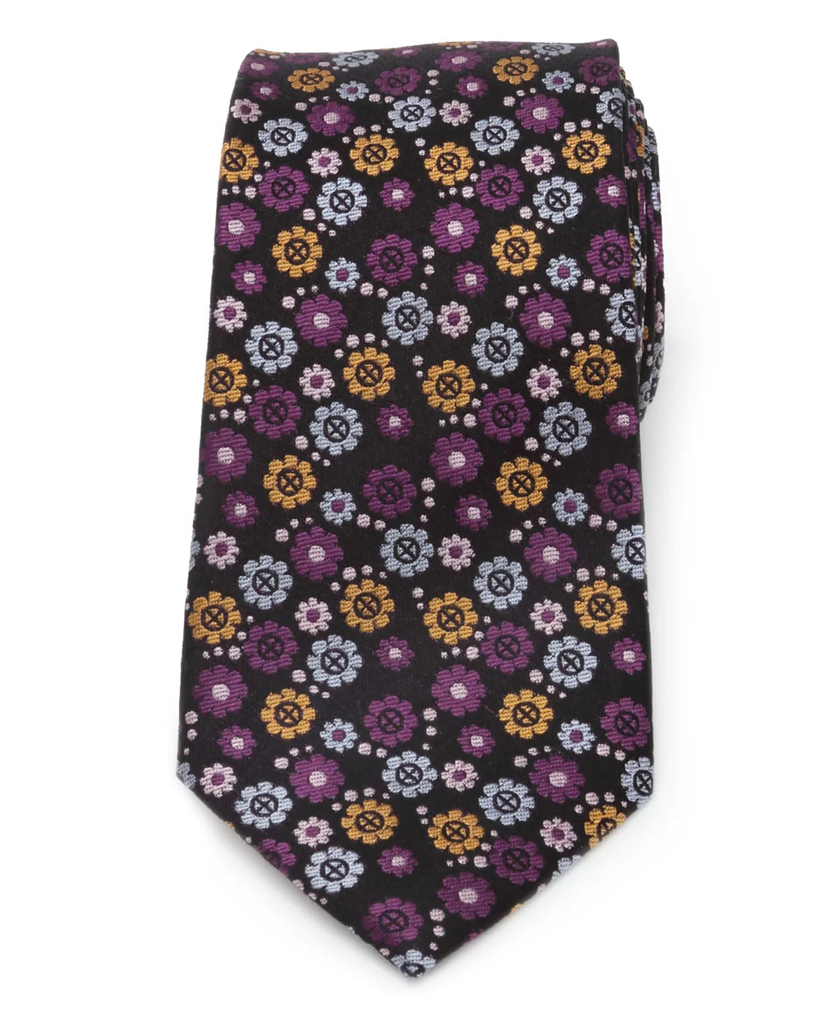 Mens X-Men Floral Charcoal Tie 12190₽