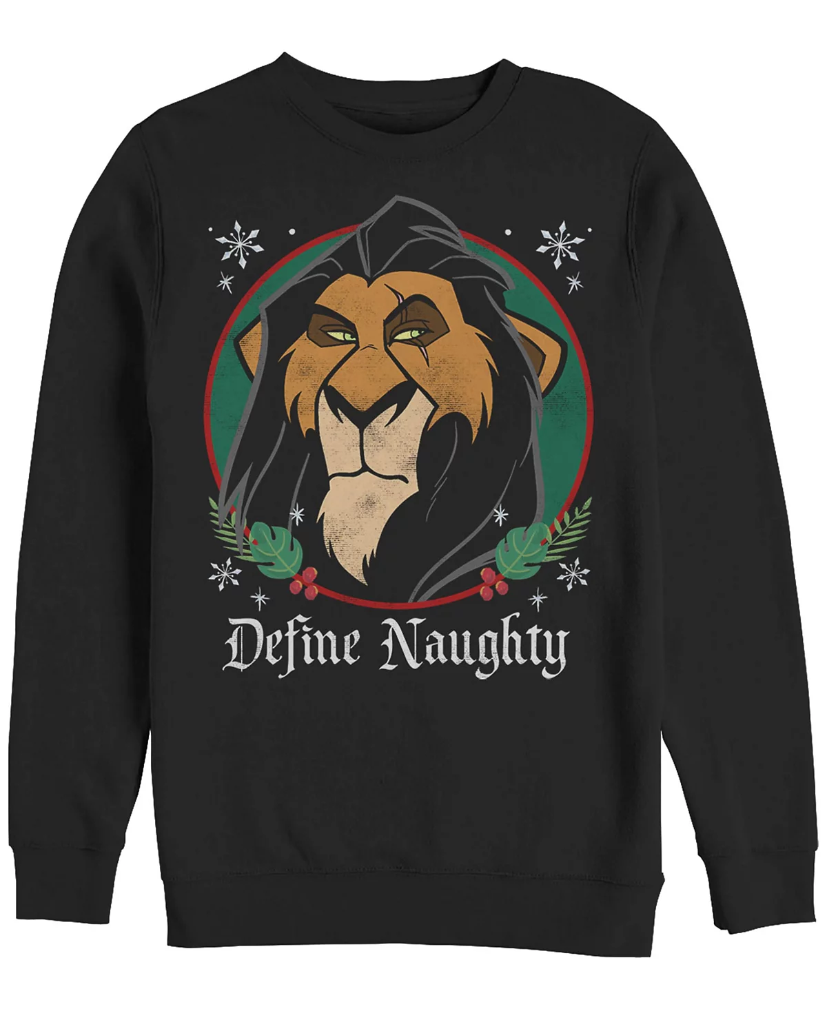 Mens Lion King Define Naughty Sweatshirt 8590₽