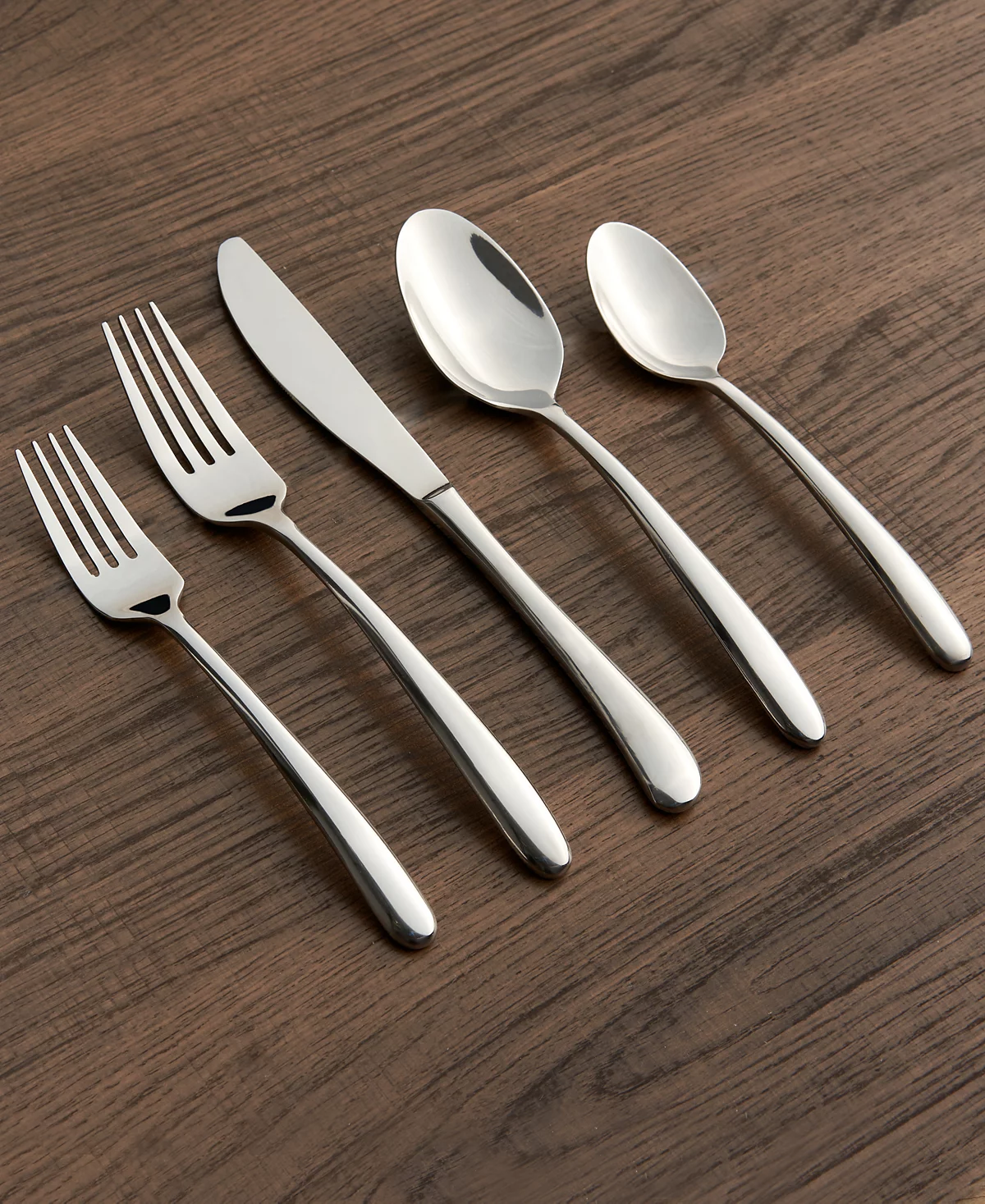Cambridge Silversmiths Jude Mirror 45-Piece Flatware Set, Service for 8