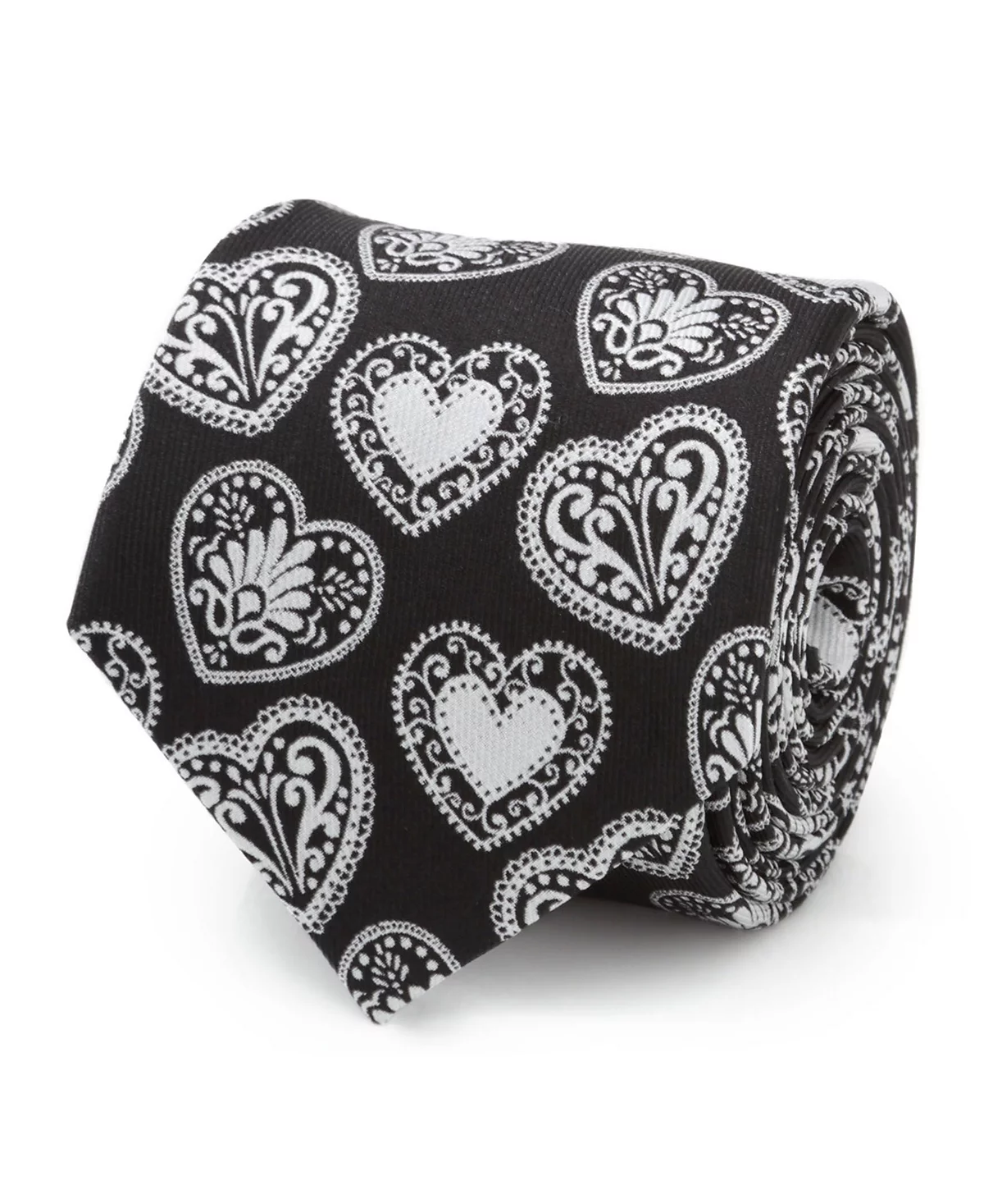 Men's Paisley Heart Tie