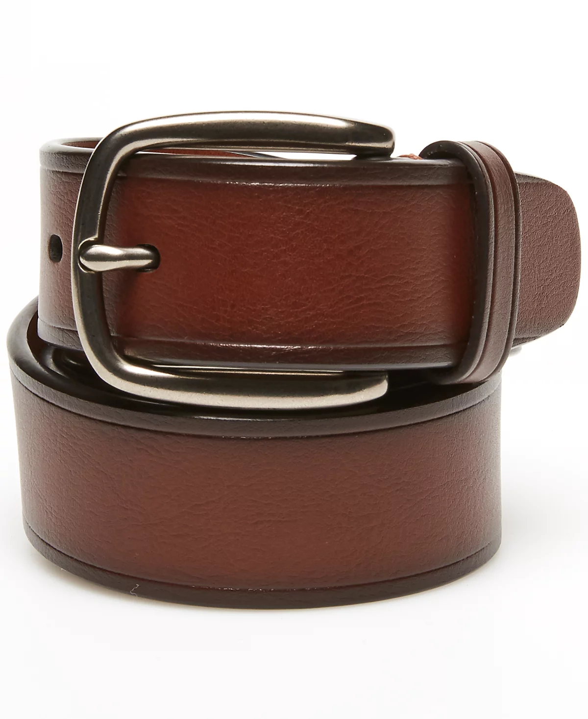 Original Penguin Mens Faux Leather Triple-Stitch Casual Belt 6690₽